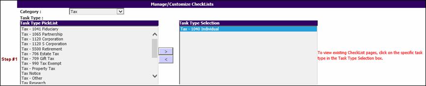 manage customize checklist-step1.gif